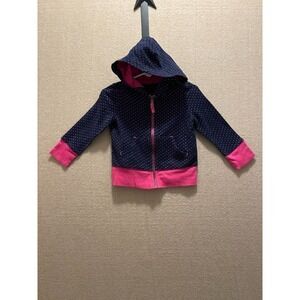Genuine Kids Jacket Girls 2T Blue and Pink polka-dotted